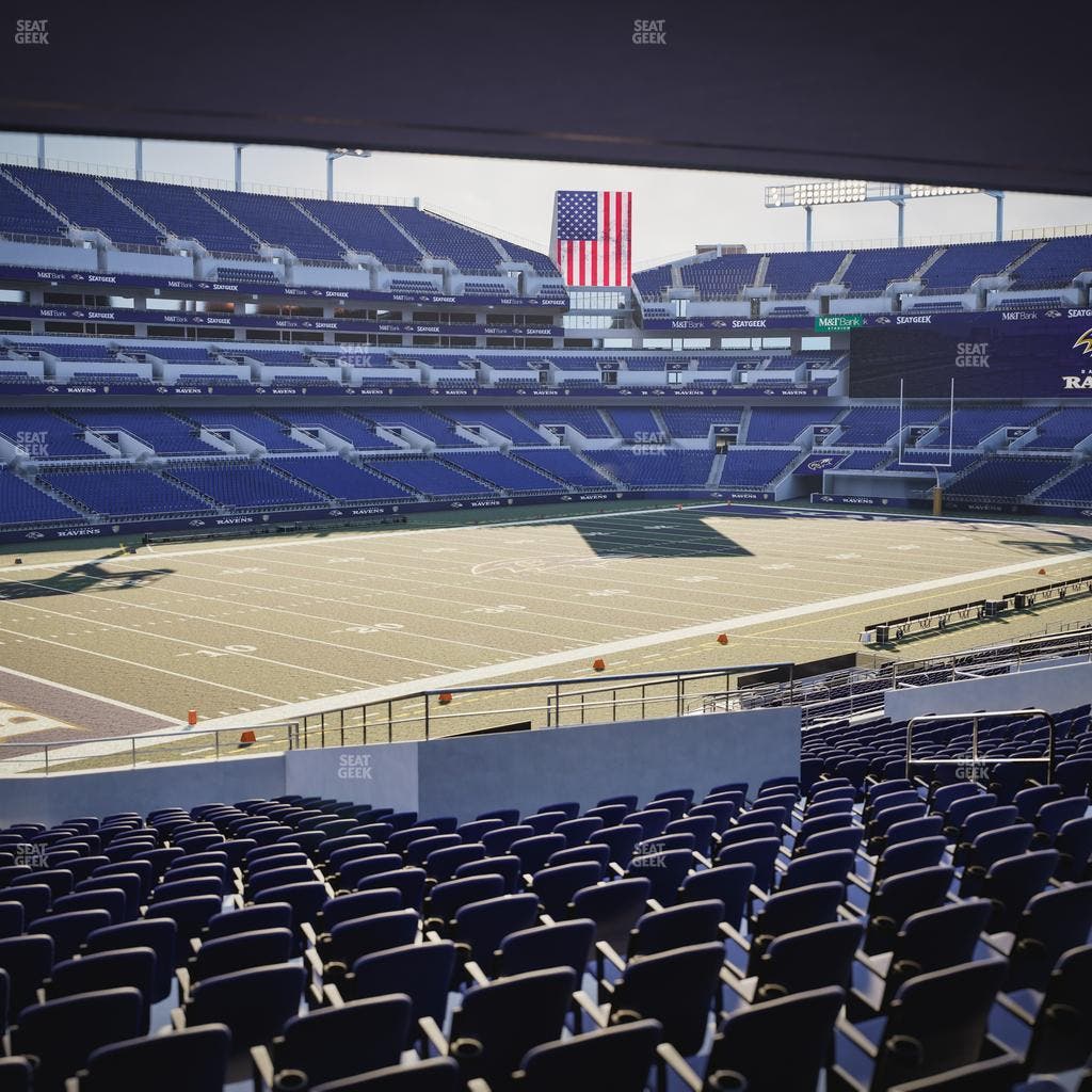 M&T Bank Stadium - Section 133 Seat View