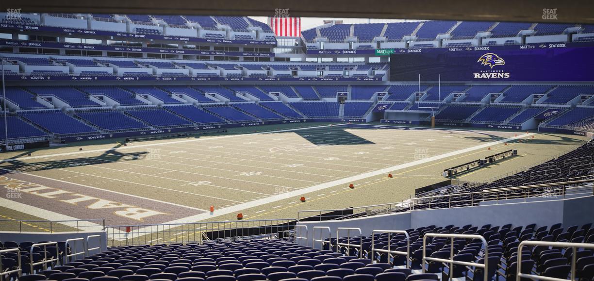 M&T Bank Stadium - Section 134 Seat View