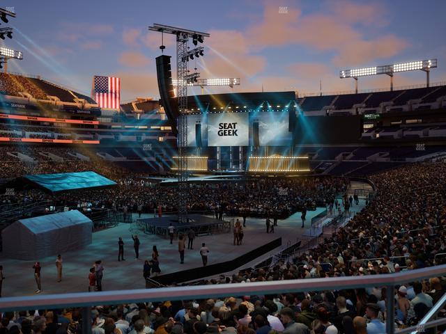 M&T Bank Stadium - Section 135 Seat View