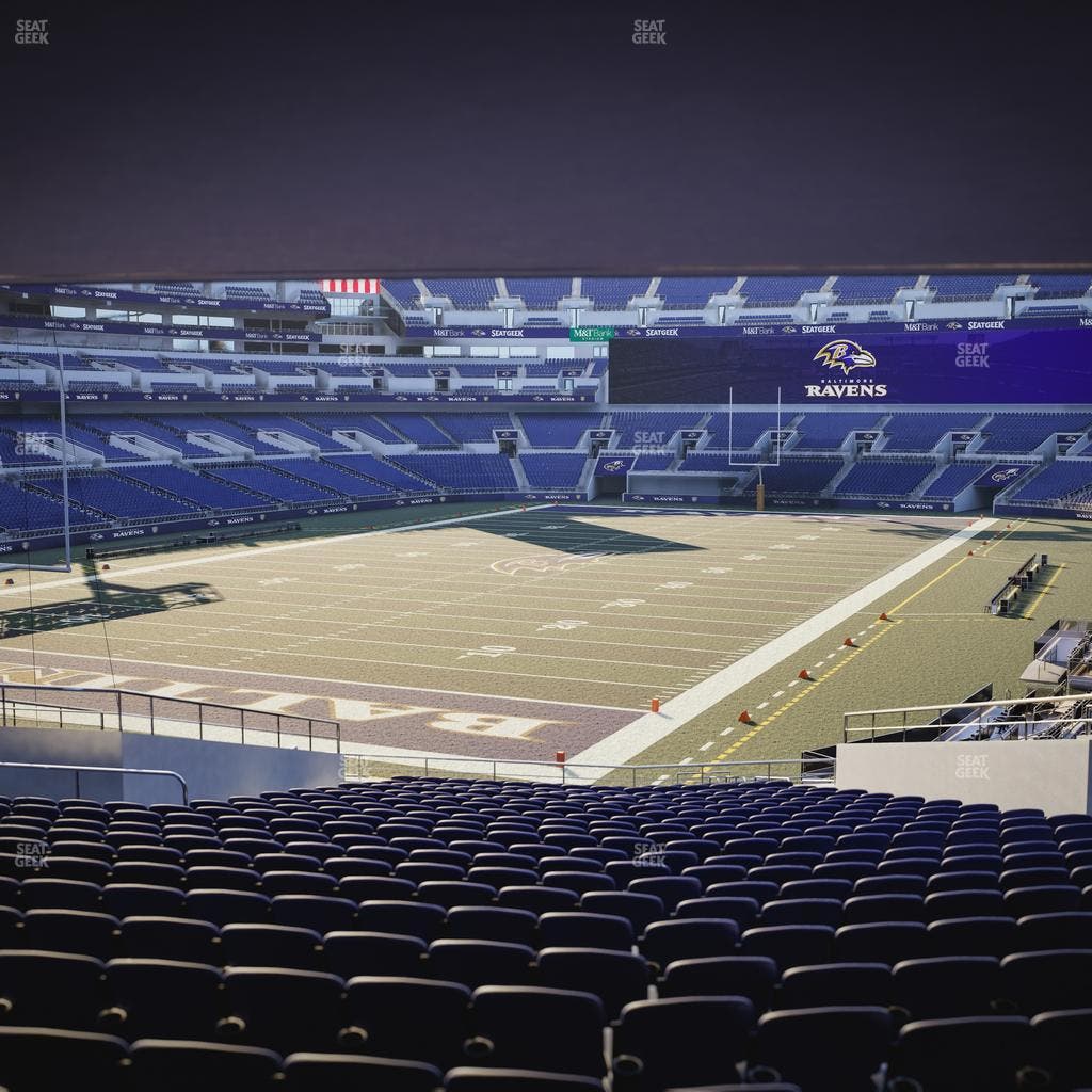 M&T Bank Stadium - Section 136 Seat View