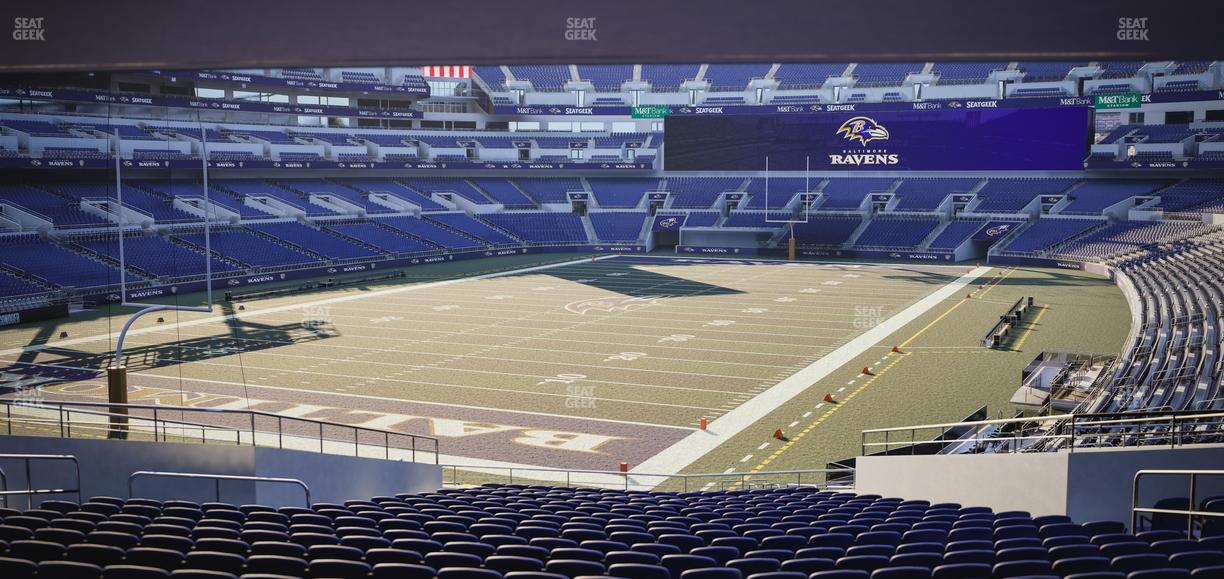 M&T Bank Stadium - Section 136 Seat View