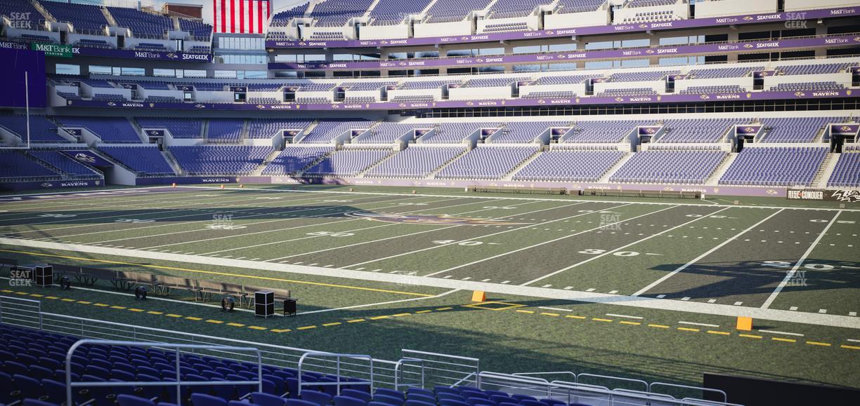 M&T Bank Stadium - Section 151 Seat View