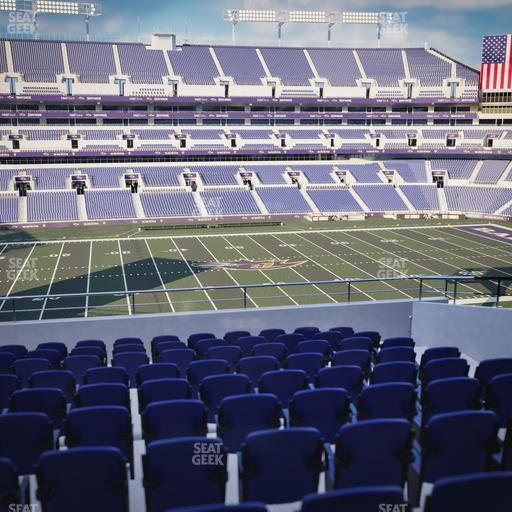 M&T Bank Stadium - Section 201 Seat View