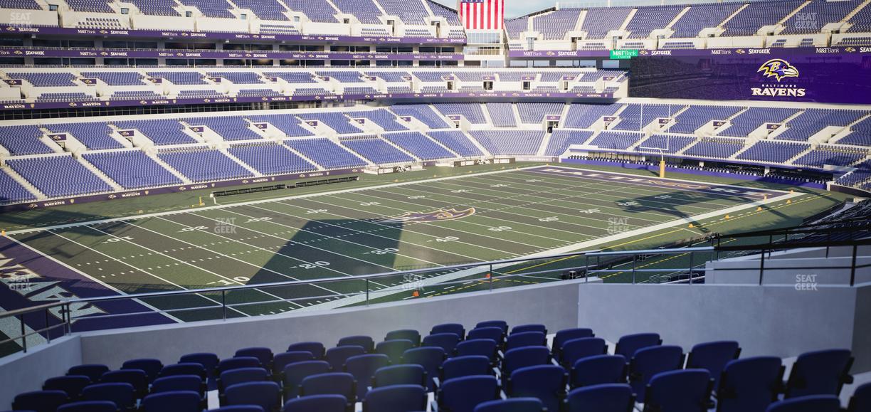 M&T Bank Stadium - Section 205 Seat View