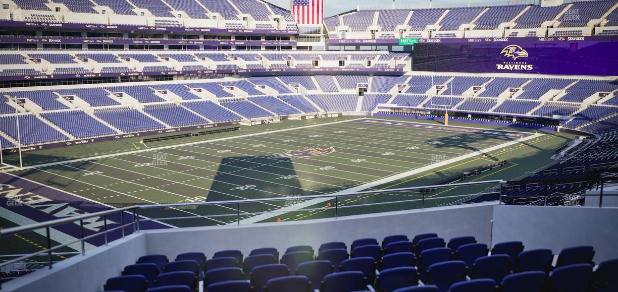 M&T Bank Stadium - Section 206 Seat View