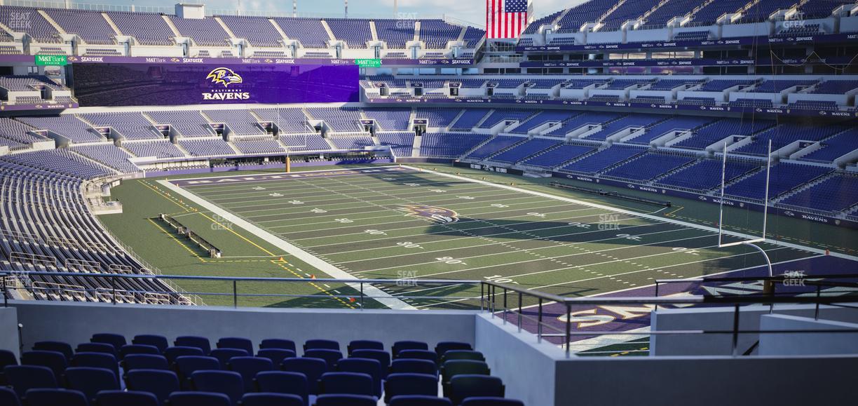 M&T Bank Stadium - Section 218 Seat View