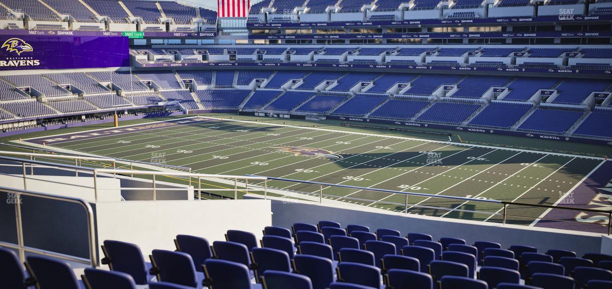 M&T Bank Stadium - Section 222 Seat View