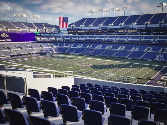 M&T Bank Stadium - Section 222 Seat View