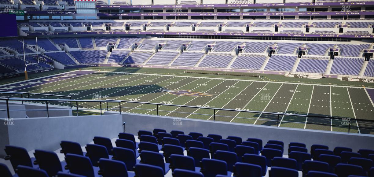 M&T Bank Stadium - Section 251 Seat View