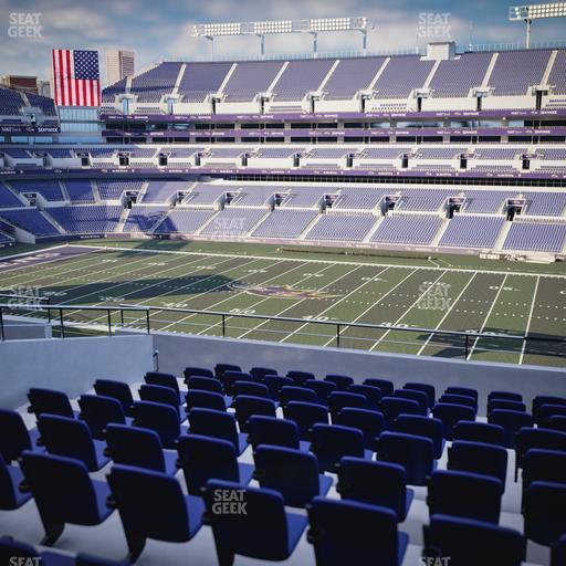 M&T Bank Stadium - Section 251 Seat View