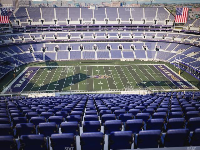 M&T Bank Stadium - Section 500 Seat View