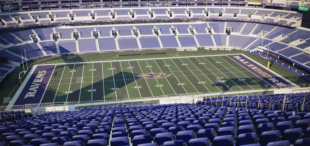 M&T Bank Stadium - Section 501 Seat View