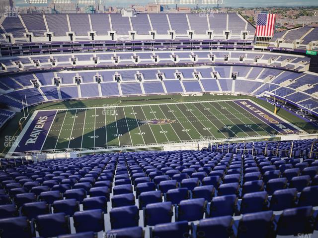 M&T Bank Stadium - Section 501 Seat View