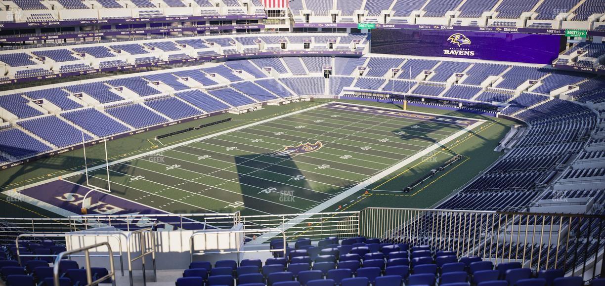 M&T Bank Stadium - Section 507 Seat View
