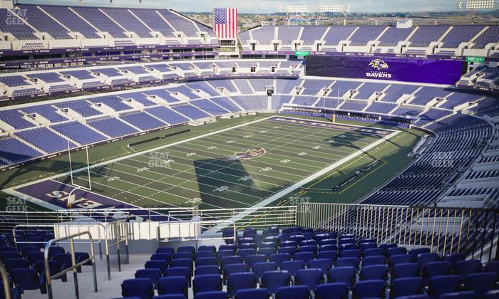 M&T Bank Stadium - Section 507 Seat View
