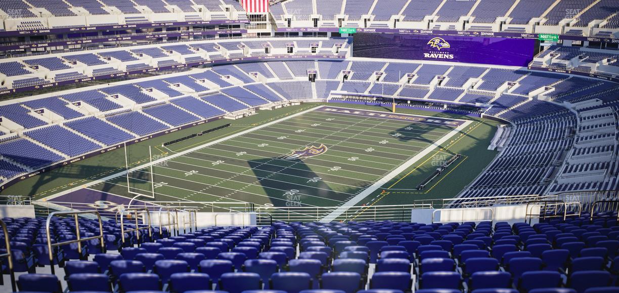 M&T Bank Stadium - Section 508 Seat View