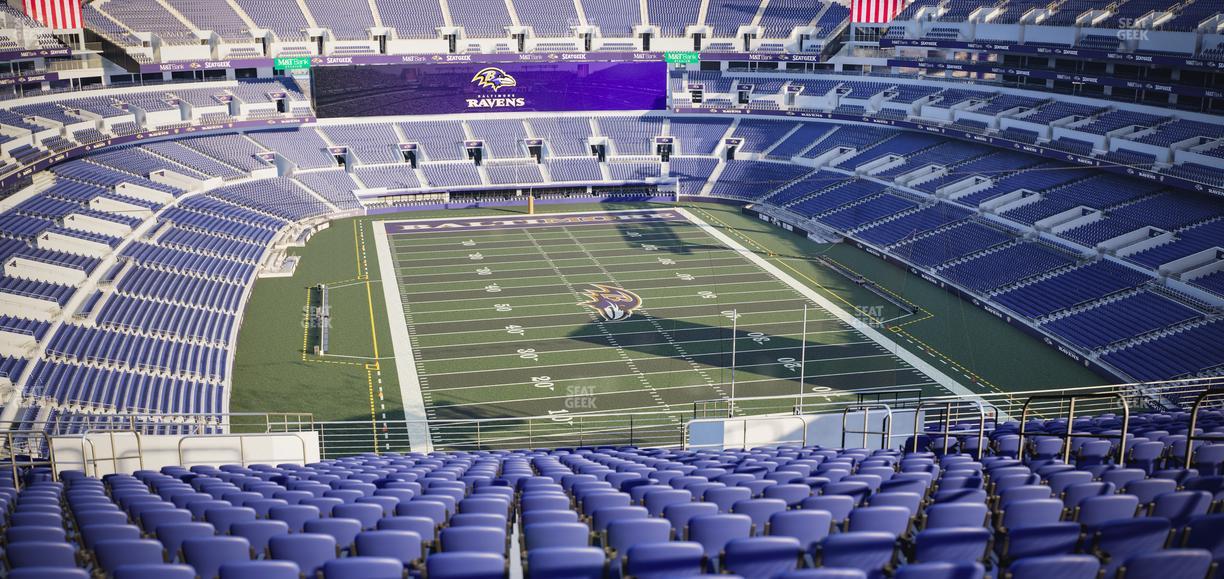 M&T Bank Stadium - Section 515 Seat View