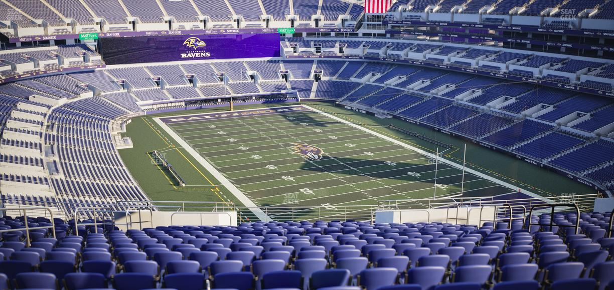 M&T Bank Stadium - Section 517 Seat View