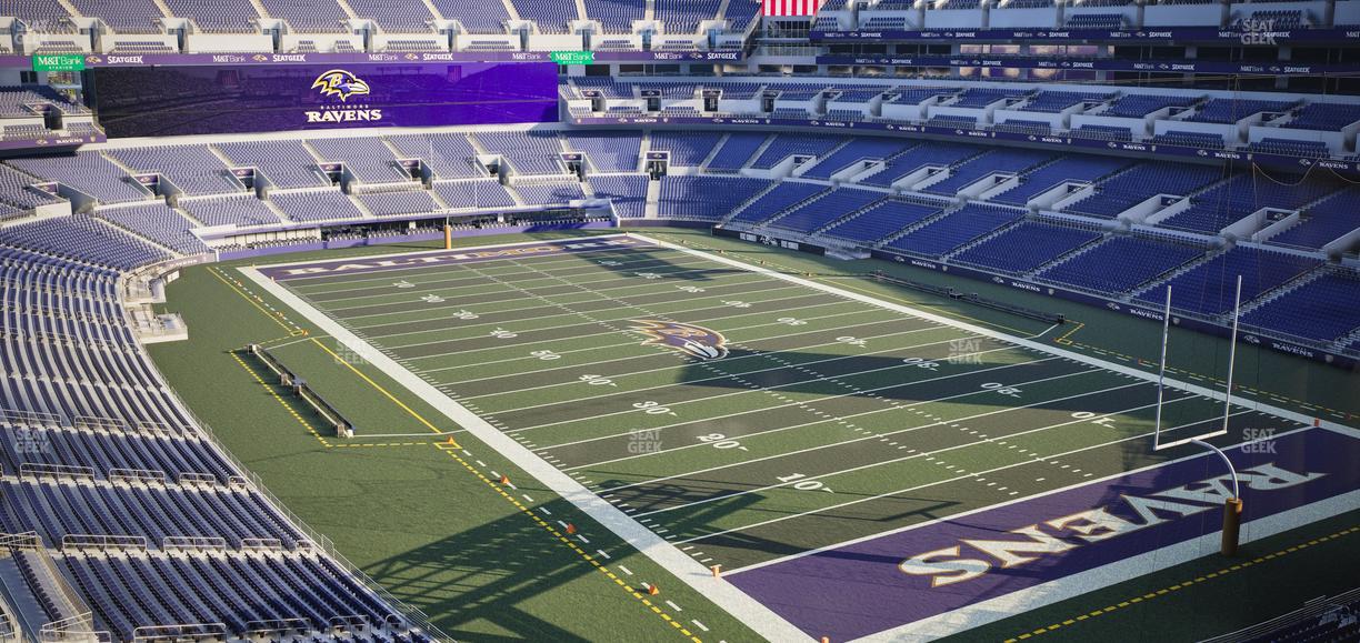 M&T Bank Stadium - Section 518 Seat View