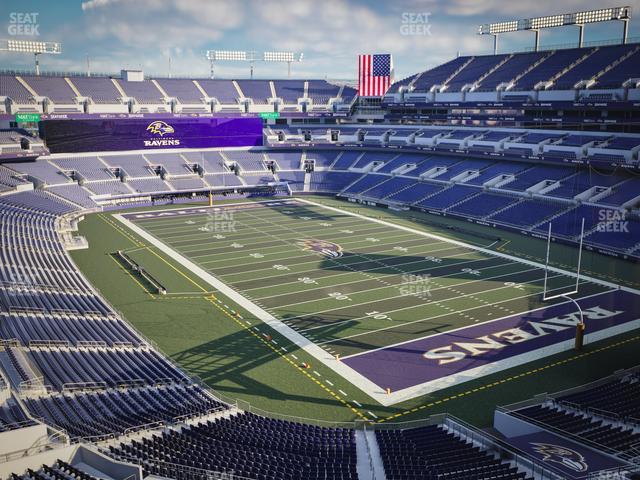 M&T Bank Stadium - Section 518 Seat View