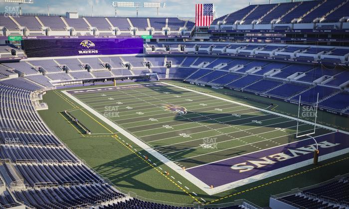 M&T Bank Stadium - Section 518 Seat View