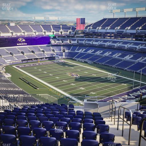 M&T Bank Stadium - Section 519 Seat View