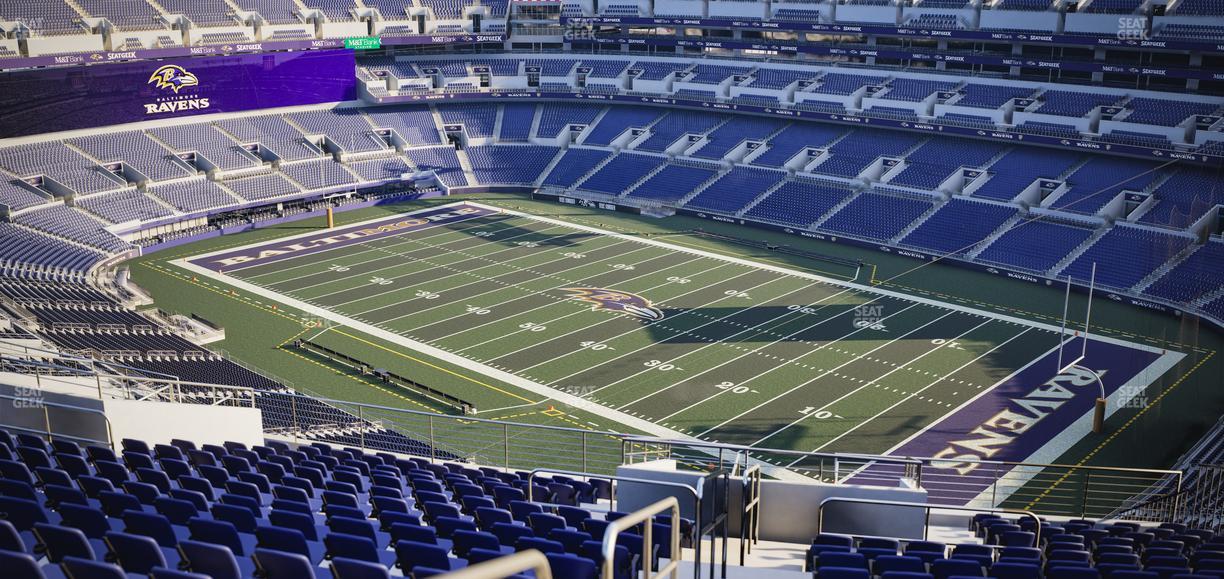 M&T Bank Stadium - Section 520 Seat View