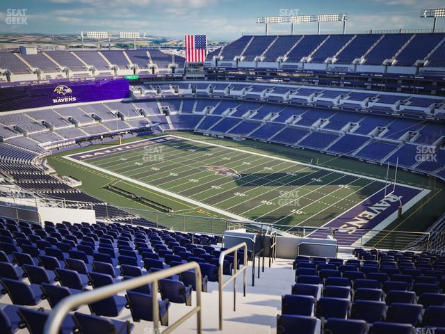 M&T Bank Stadium - Section 520 Seat View
