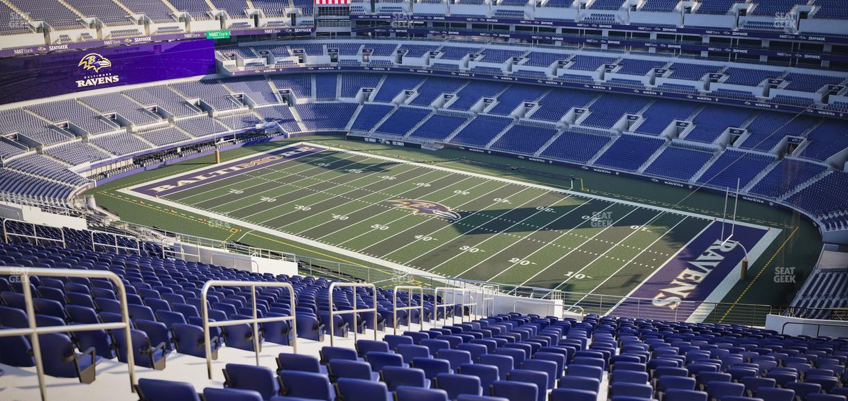 M&T Bank Stadium - Section 521 Seat View