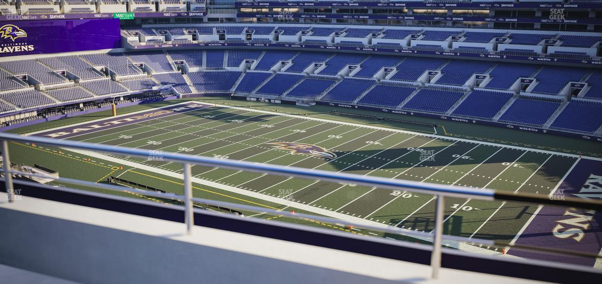 M&T Bank Stadium - Section 522 Seat View