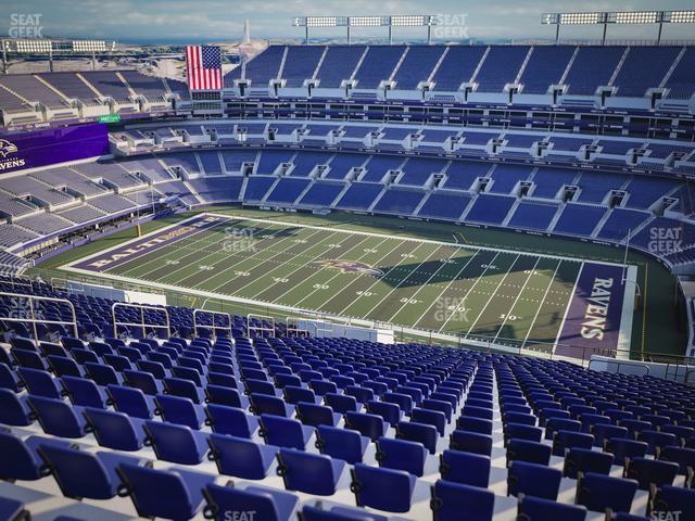 M&T Bank Stadium - Section 523 Seat View