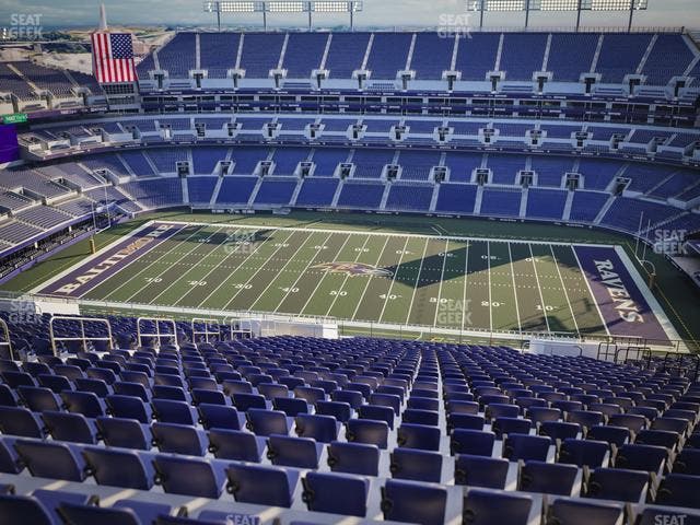 M&T Bank Stadium - Section 525 Seat View