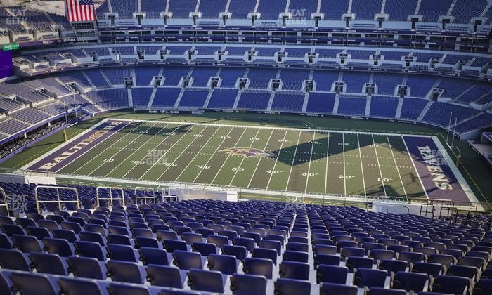M&T Bank Stadium - Section 525 Seat View