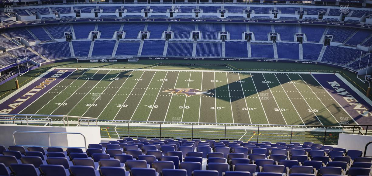 M&T Bank Stadium - Section 526 Seat View
