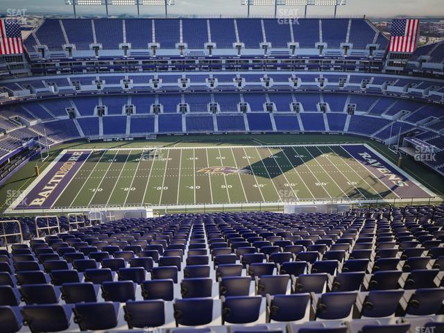 M&T Bank Stadium - Section 527 Seat View