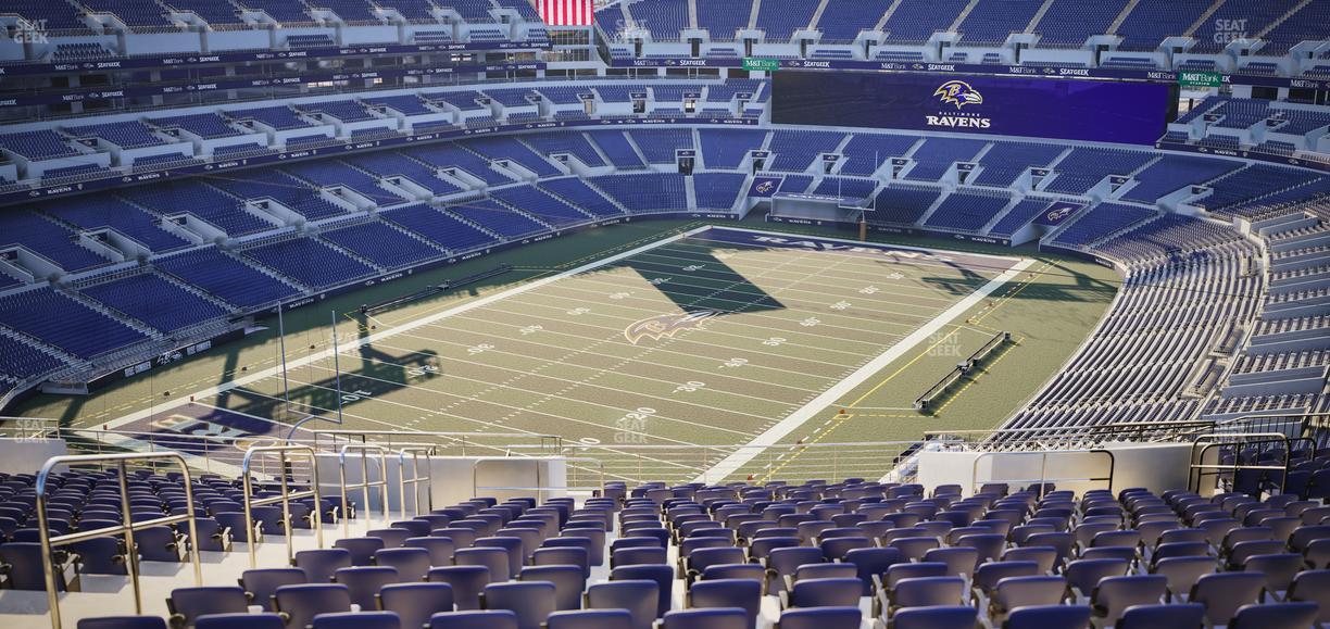 M&T Bank Stadium - Section 535 Seat View