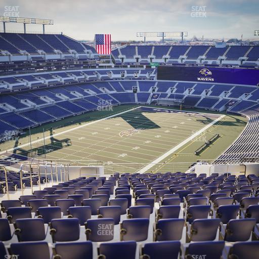 M&T Bank Stadium - Section 535 Seat View