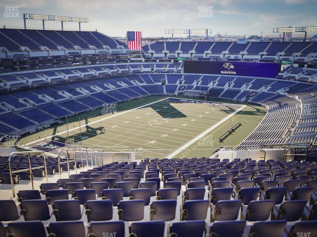 M&T Bank Stadium - Section 535 Seat View