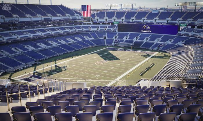 M&T Bank Stadium - Section 535 Seat View