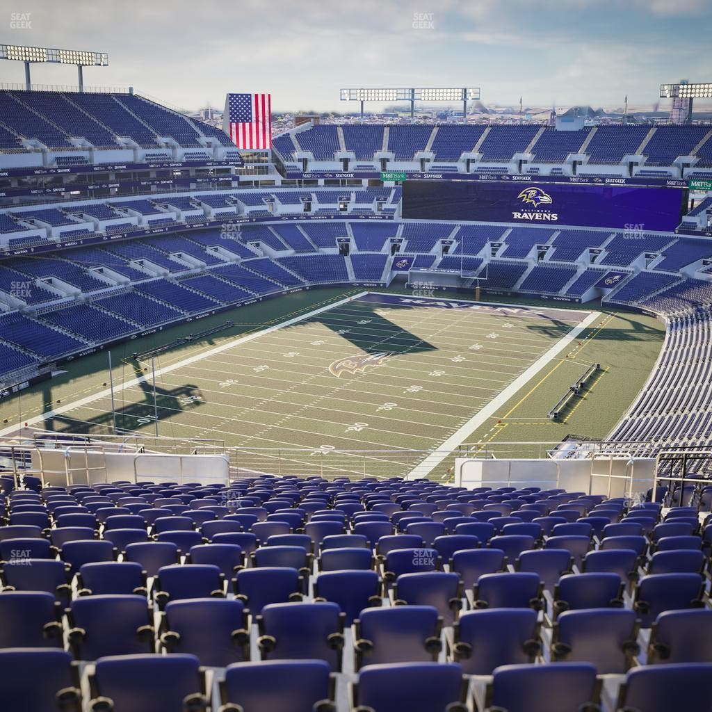 M&T Bank Stadium - Section 536 Seat View