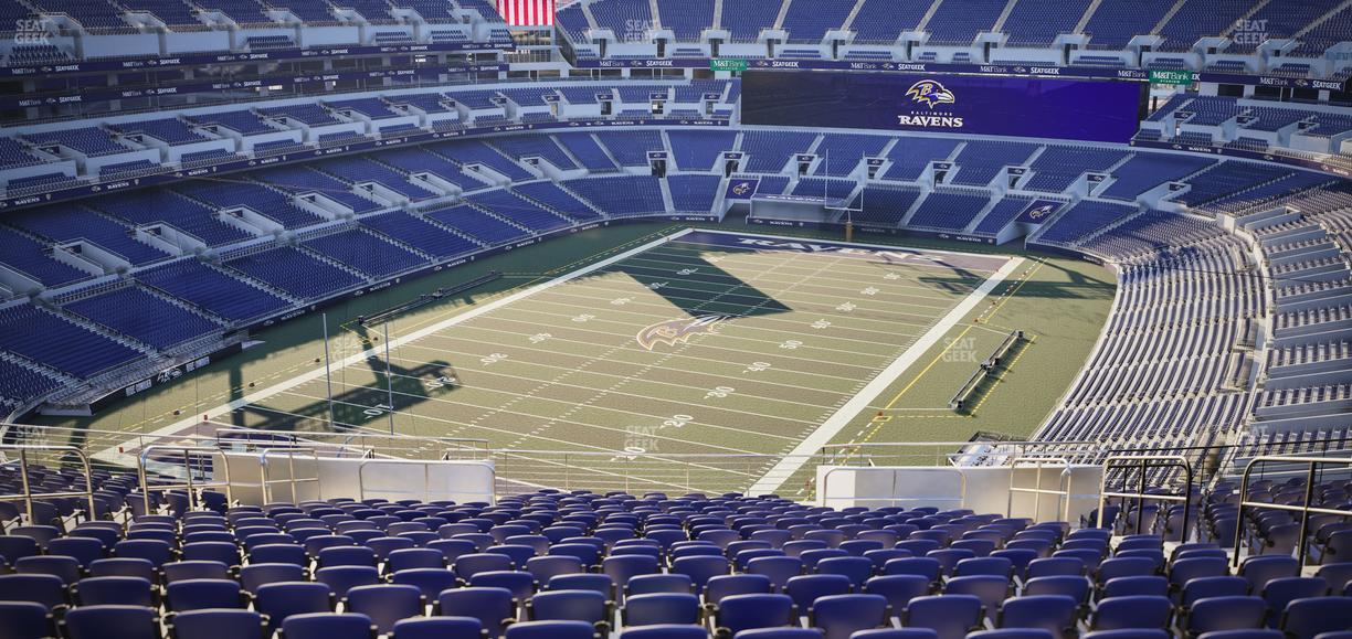 M&T Bank Stadium - Section 536 Seat View