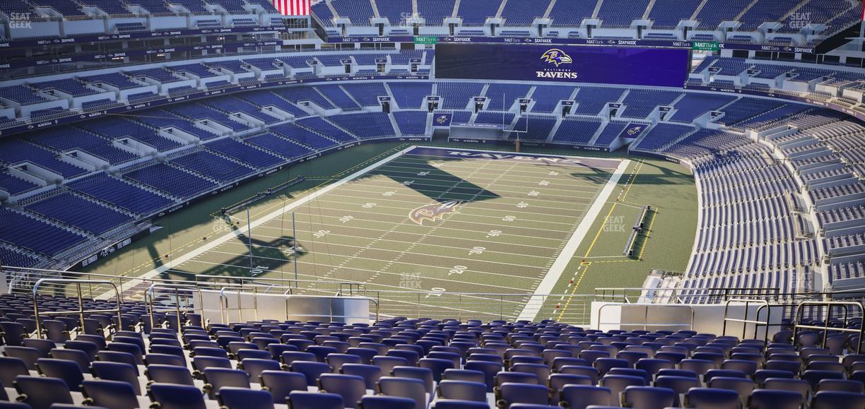 M&T Bank Stadium - Section 537 Seat View