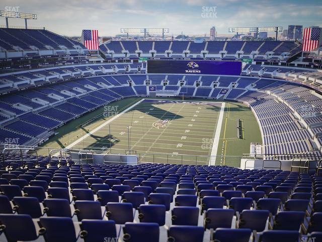 M&T Bank Stadium - Section 538 Seat View