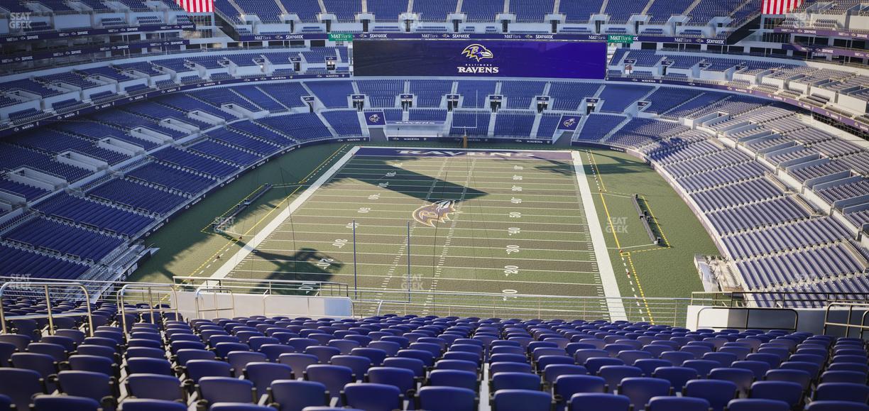 M&T Bank Stadium - Section 539 Seat View