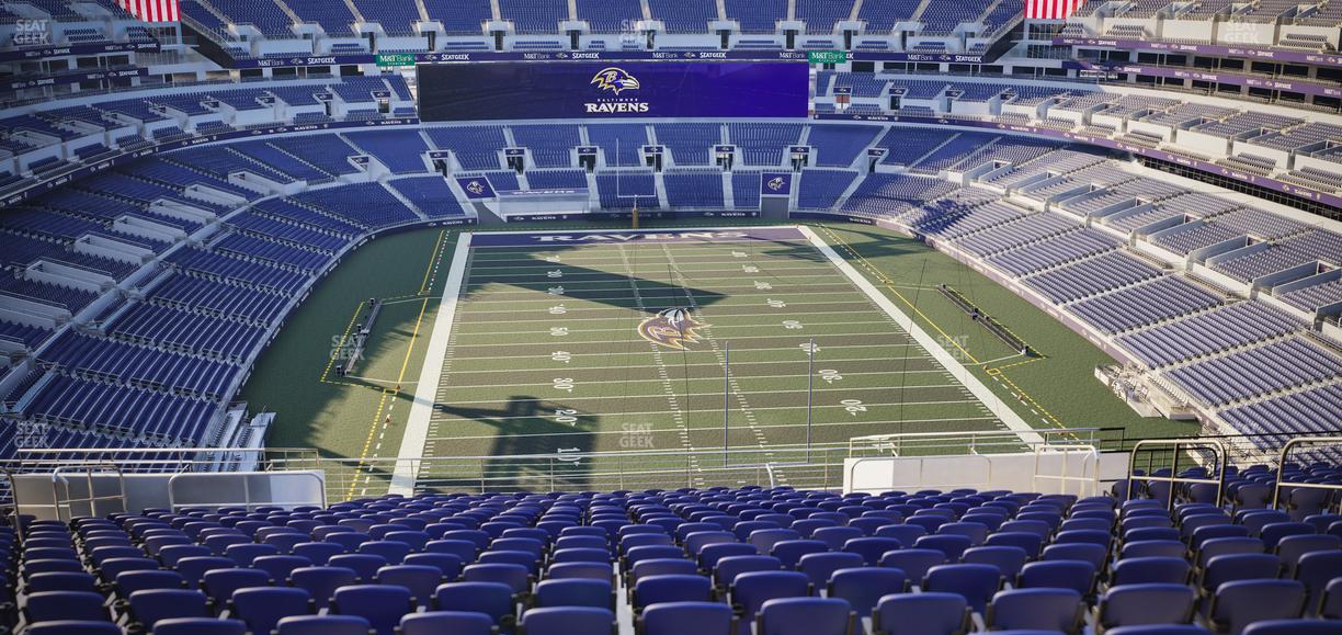 M&T Bank Stadium - Section 541 Seat View