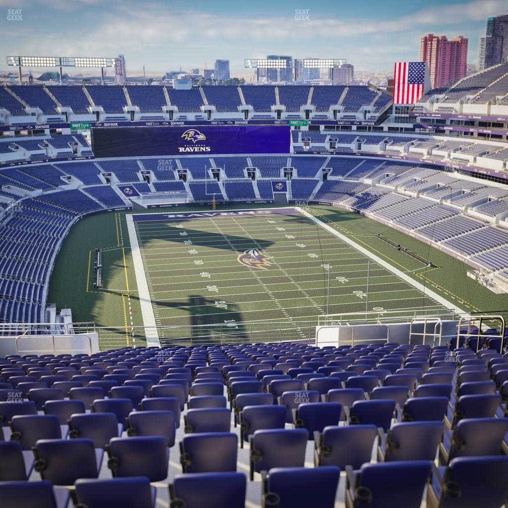 M&T Bank Stadium - Section 542 Seat View