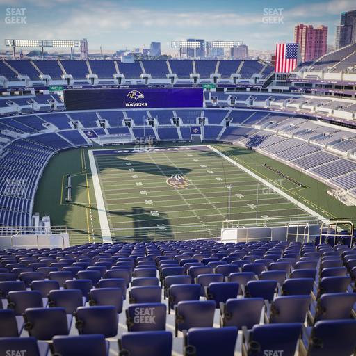 M&T Bank Stadium - Section 542 Seat View