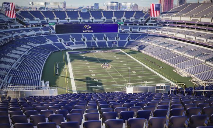 M&T Bank Stadium - Section 542 Seat View