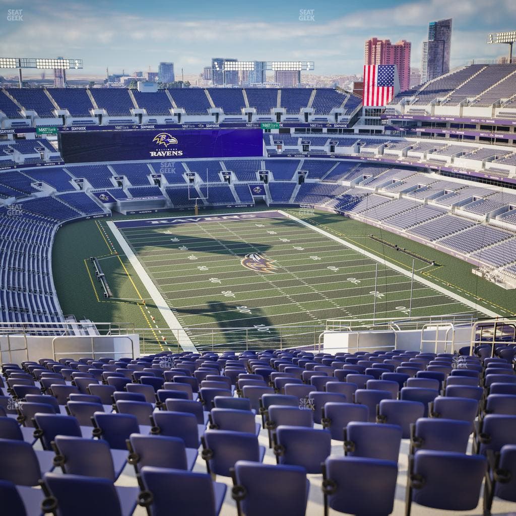 M&T Bank Stadium - Section 543 Seat View