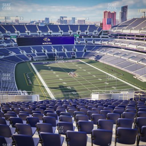 M&T Bank Stadium - Section 543 Seat View